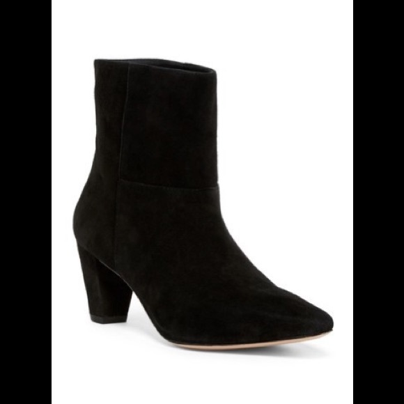 [NWOT] Rachel Zoe Black Suede Ginz Ankle Boot - Picture 3 of 7
